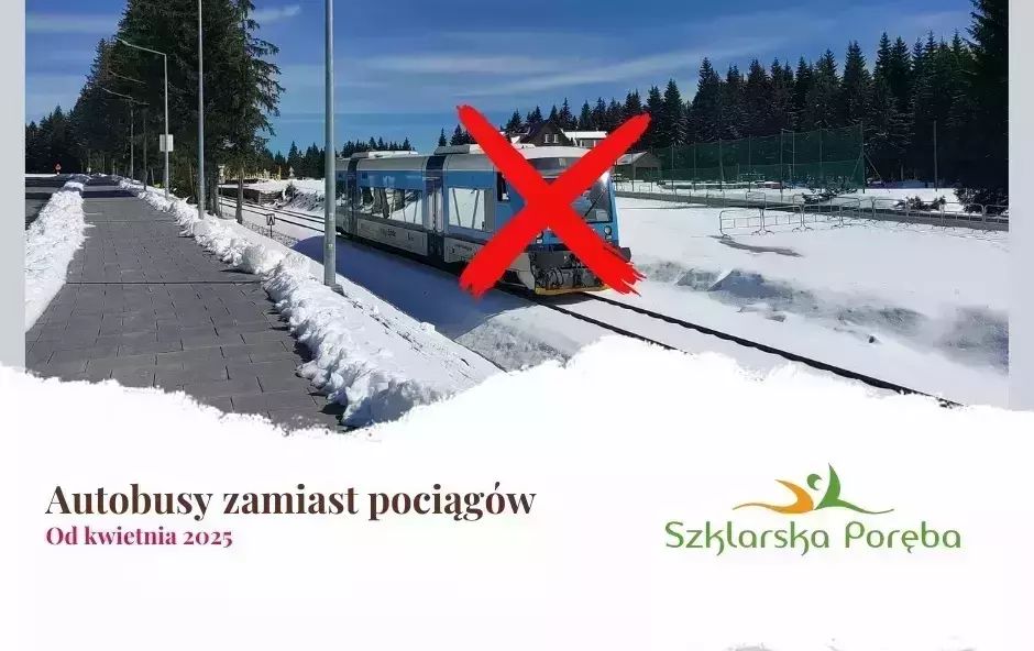 Szklarska Poręba: Autobusem zamiast pociągiem do Czech