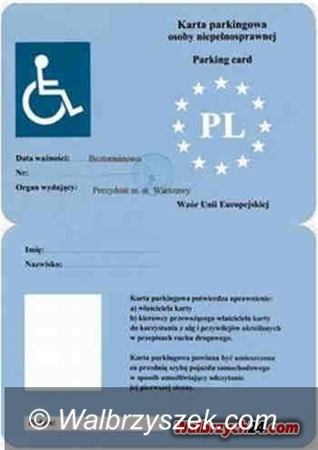 Wałbrzych: Mijsca parkingowe dla niepełnosprawnych
