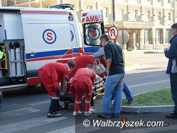 Wałbrzych: Wypadek na Placu Grunwaldzkim