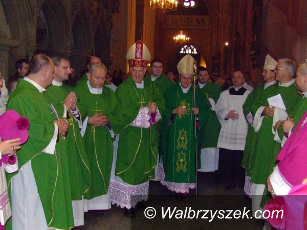 Wałbrzych: Kardynał Joachim Meisner w Wałbrzychu i Świdnicy