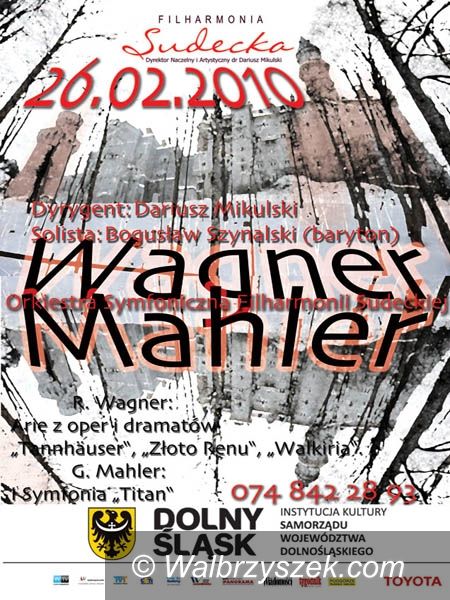 Wałbrzych: Tym razem Wagner i Mahler