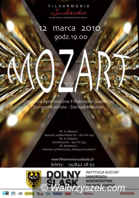 Wałbrzych: Mozart w filharmonii