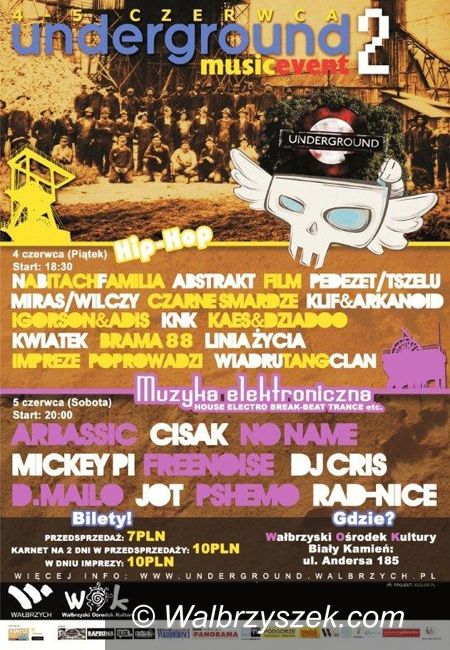 Wałbrzych: Underground Music Event w Wałbrzychu
