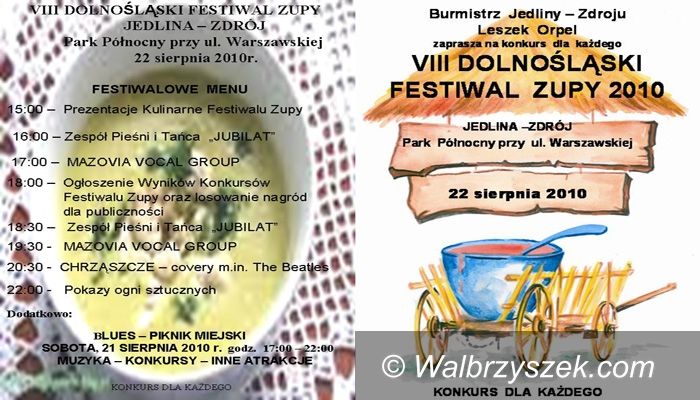 REGION, Jedlina-Zdrój: Już wkrótce festiwal zupy