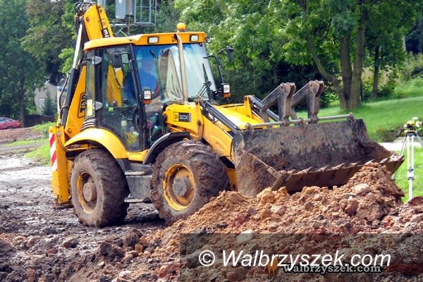 REGION, Głuszyca: Trwa budowa kanalizacji