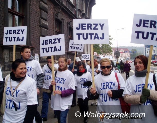 Wałbrzych: Marsz poparcia dla Jerzego Tutaja