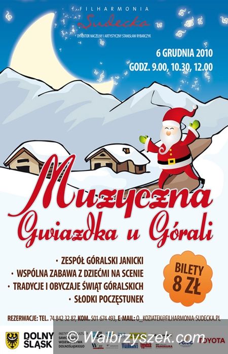 Wałbrzych: Mikołaj po góralsku w filharmonii