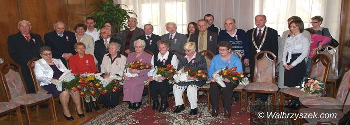 REGION, Mieroszów: Medale dla zasłużonych małżonków