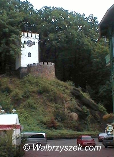 Szczawno-Zdrój: Pożar pod szczawieńską wieżą