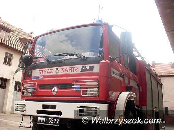 REGION, Boguszów-Gorce: Trudna akcja strażaków