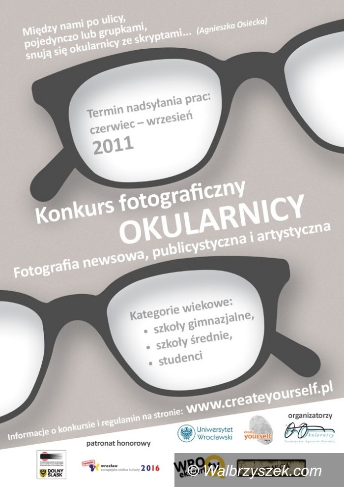 Wałbrzych/region: „Okularnicy” – konkurs fotograficzny dla młodzieży i studentów