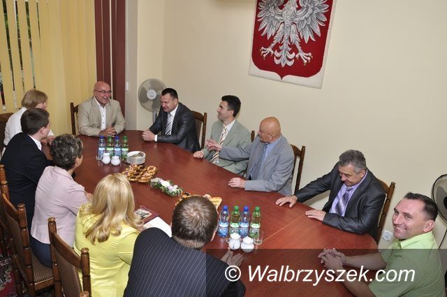 Wałbrzych: Delegacja z Borysławia w Starostwie