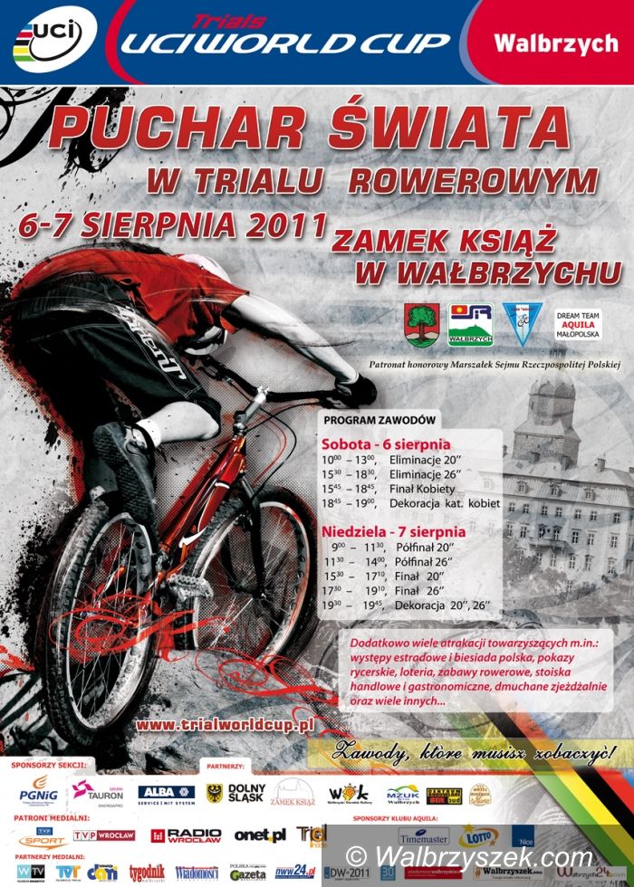 Książ: To już pewne – Mistrz Świata w Trialu rowerowym będzie w Wałbrzychu!