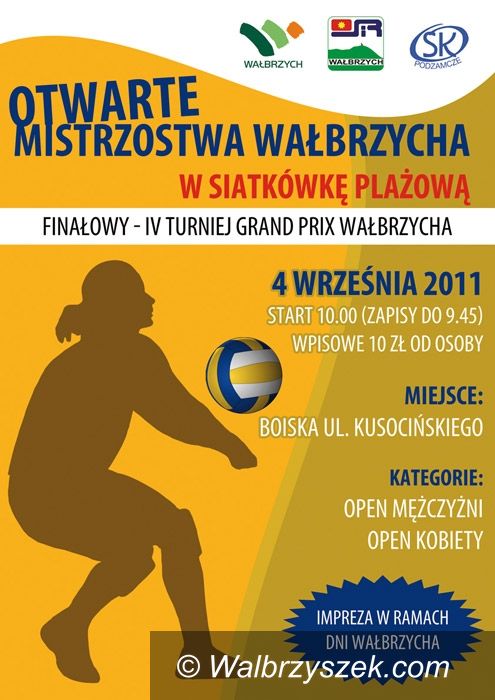 Wałbrzych: Finał Mistrzostw Wałbrzycha w siatkówce plażowej