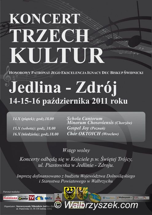 REGION, Jedlina-Zdrój: Koncert Trzech Kultur w Jedlinie–Zdroju