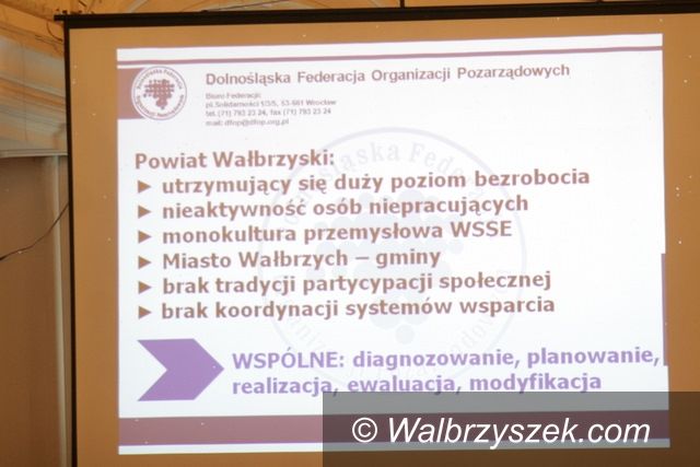 Wałbrzych: Dyskutowali o kierunkach rozwoju rynków pracy i polityce społecznej w powiecie wałbrzyskim