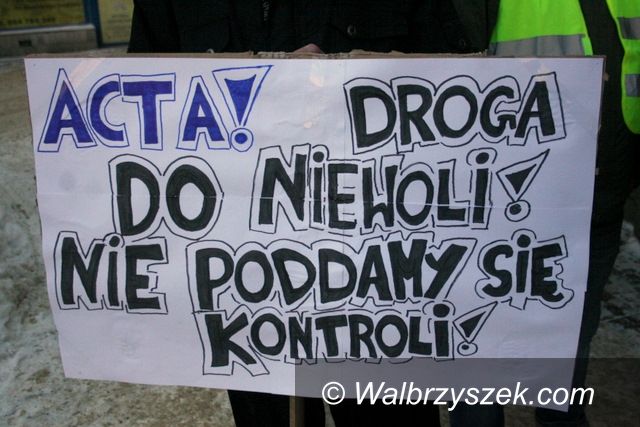 Wałbrzych: Fiasko manifestacji przeciwko ACTA