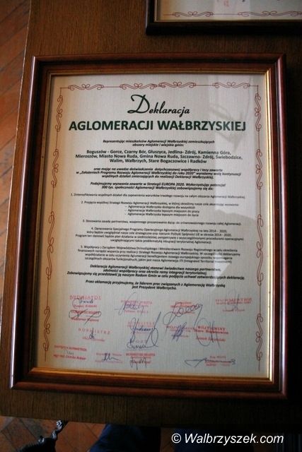 Wałbrzych: Wałbrzyscy radni przyjęli Deklarację Aglomeracji Wałbrzyskiej