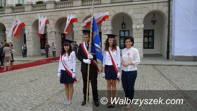 Wałbrzych/Warszawa: Wałbrzyska młodzież z wizytą u prezydenta Komorowskiego