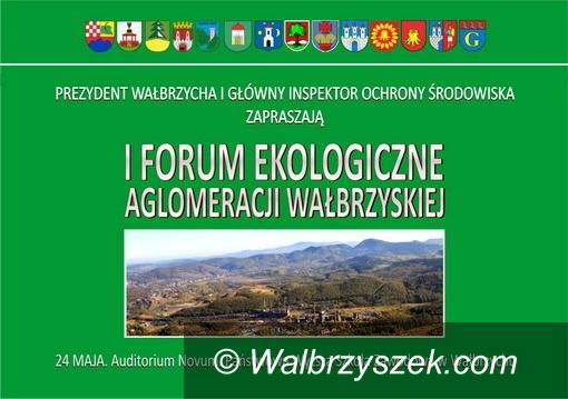 Wałbrzych: I Forum Ekologiczne Aglomeracji Wałbrzyskiej już jutro