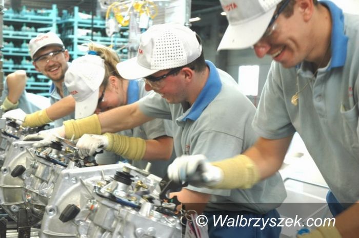 Wałbrzych: 10 lat produkcji w fabryce Toyoty w Wałbrzychu