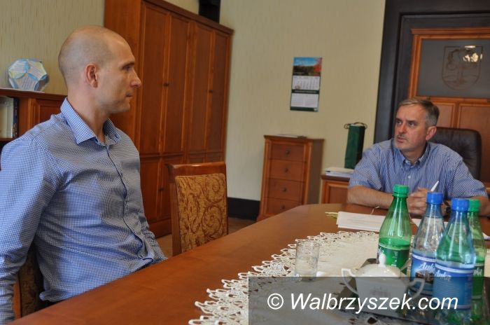 Wałbrzych: Andrzej Adamek  z wizytą u Prezydenta