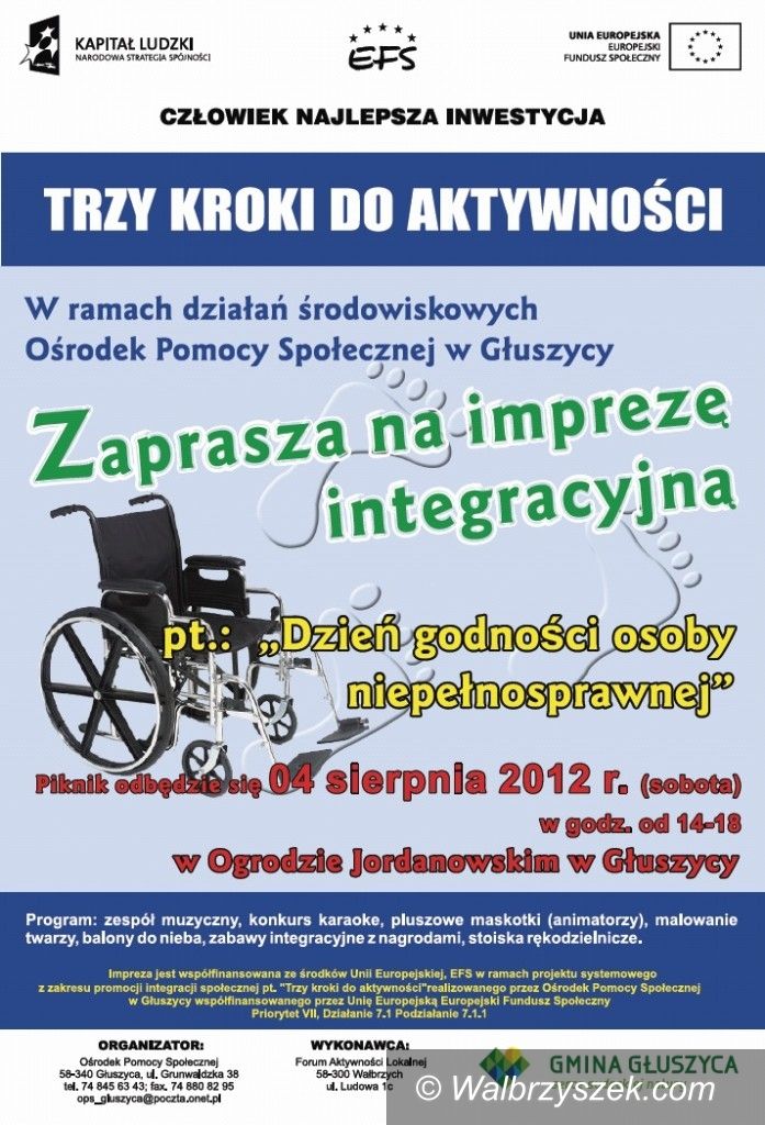 Głuszyca: Dzień godności osoby niepełnosprawnej w Głuszycy