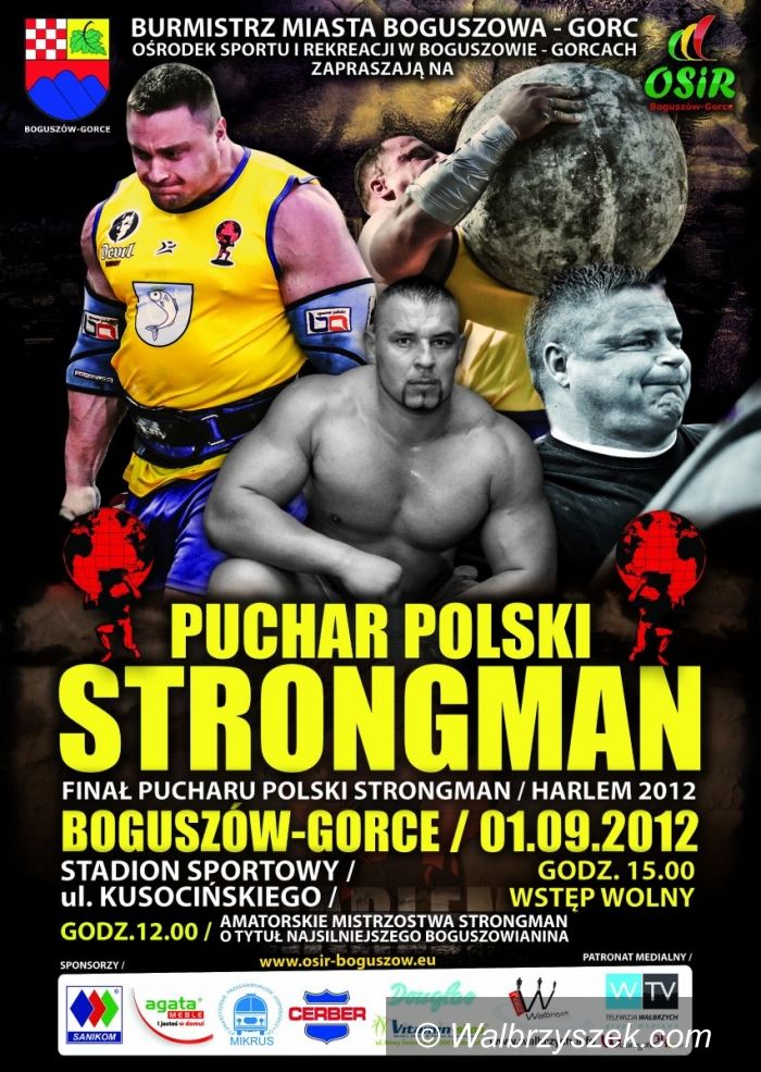REGION, Boguszów-Gorce: Puchar Polski Strongman już w sobotę