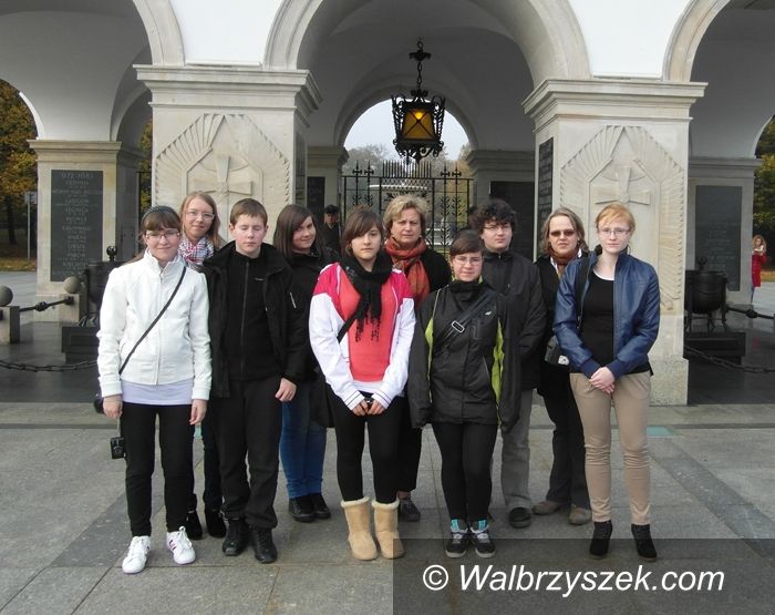 Wałbrzych: Uczniowie z Wałbrzycha byli w Warszawie