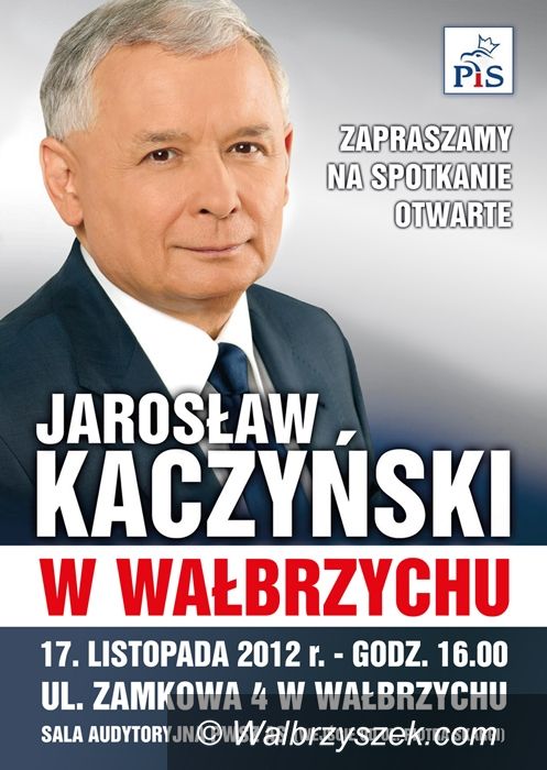 Wałbrzych: Jarosław Kaczyński odwiedzi region wałbrzyski