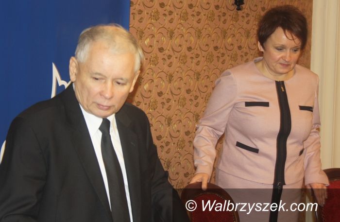 Wałbrzych: Jarosław Kaczyński z wizytą w Wałbrzychu