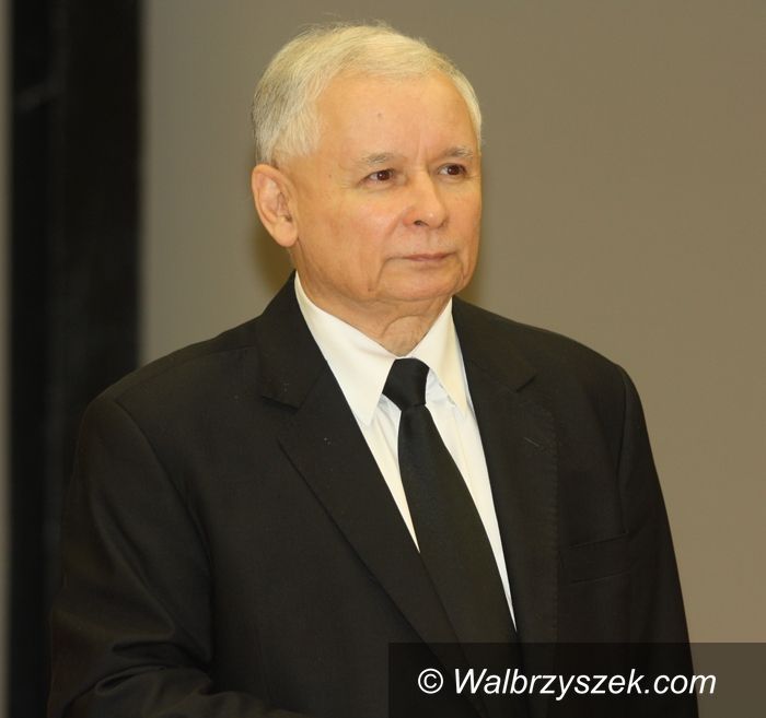 Wałbrzych: Setki wałbrzyszan na spotkaniu z Jarosławem Kaczyńskim