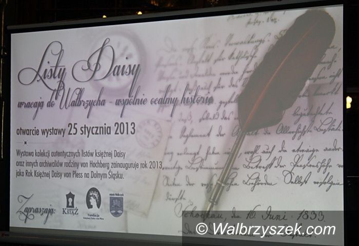 Wałbrzych: Otwarcie wystawy „Listy Daisy wracają do Wałbrzycha– wspólnie ocalmy historię” w Zamku Książ