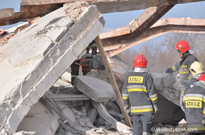 Wałbrzych: Katastrofa budowlana w Wałbrzychu
