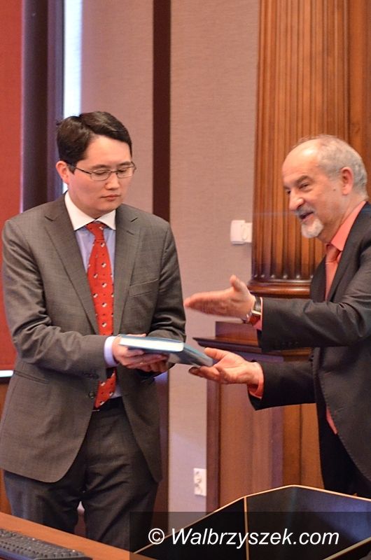 Wałbrzych: Radca Ambasady Republiki Kazachstanu z wizytą w Wałbrzychu