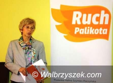 Wałbrzych: Posłanka Halina Szymiec–Raczyńska zachęca do głosowania na kandydatów Ruchu Palikota