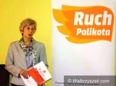 Wałbrzych: Posłanka Halina Szymiec–Raczyńska zachęca do głosowania na kandydatów Ruchu Palikota