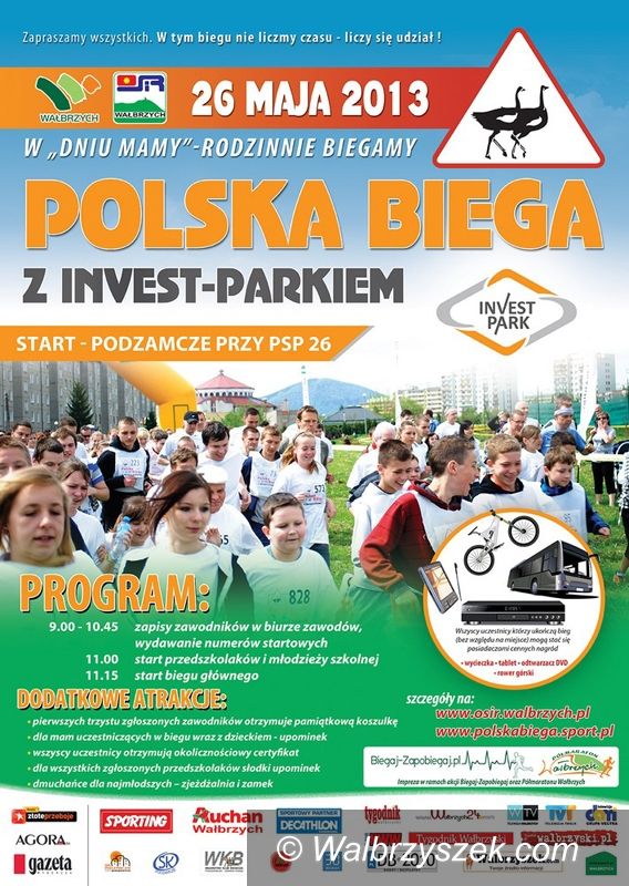 Wałbrzych: Akcja „Polska Biega” dotarła do Wałbrzycha