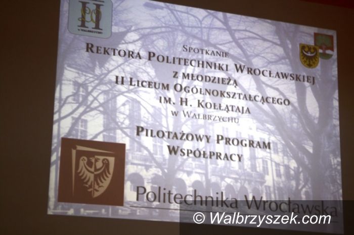 Wałbrzych: Politechnika Wrocławska będzie współpracować z wałbrzyskimi liceami