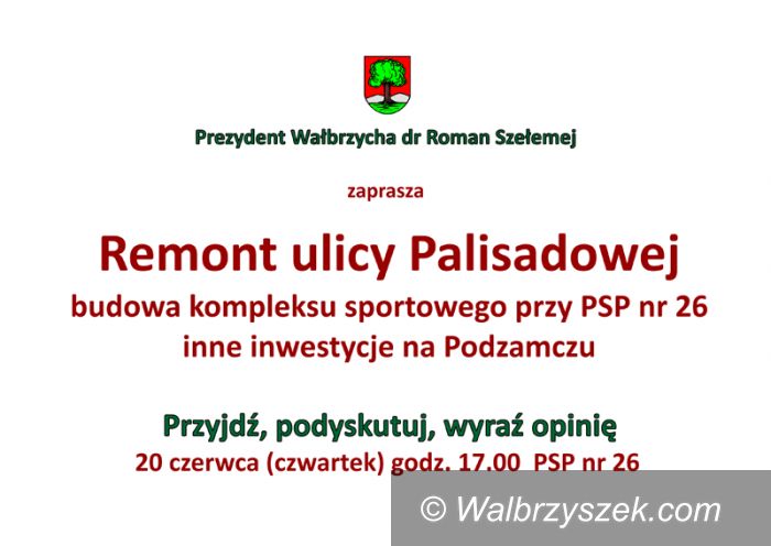 Wałbrzych: Mieszkańcy Podzamcza spotkają się z prezydentem Szełemejem