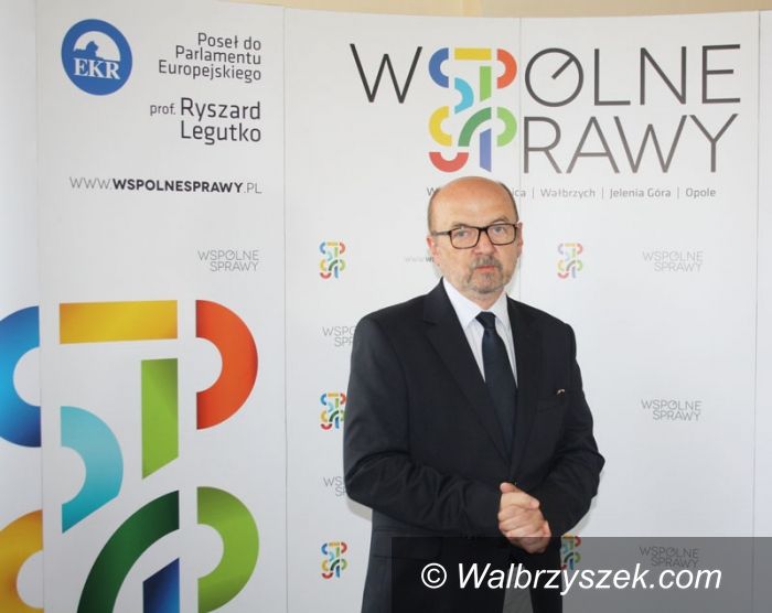 Wałbrzych: Europoseł Ryszard Legutko z wizytą w Wałbrzychu