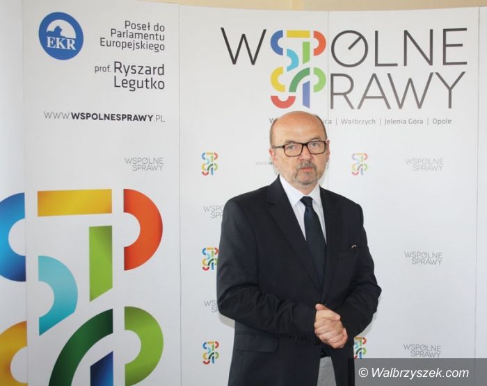 Wałbrzych: Europoseł Ryszard Legutko z wizytą w Wałbrzychu