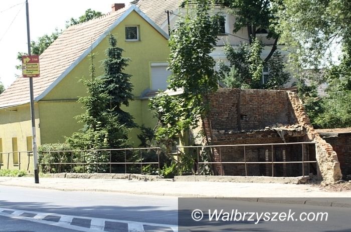 Wałbrzych: Wyburzenia budynków na ul.Wrocławskiej