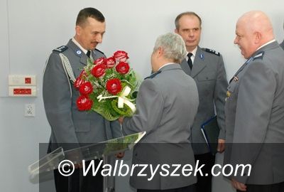 Wałbrzych: Powitanie nowego Komendanta Miejskiego Policji w Wałbrzychu