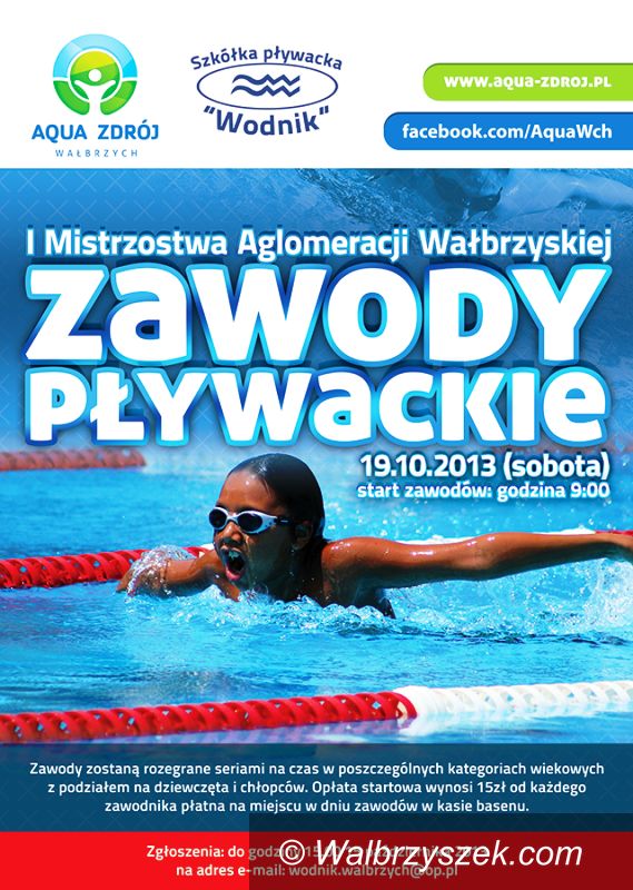 Wałbrzych: Przed nami I Mistrzostwa Aglomeracji Wałbrzyskiej w Pływaniu