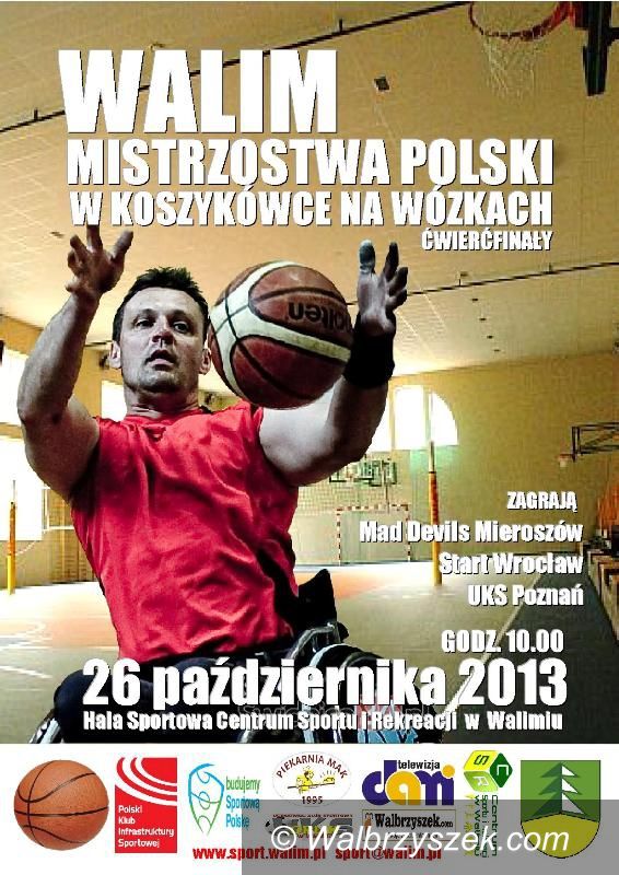 Walim: Przed nami Mistrzostwa Polski w koszykówce na wózkach