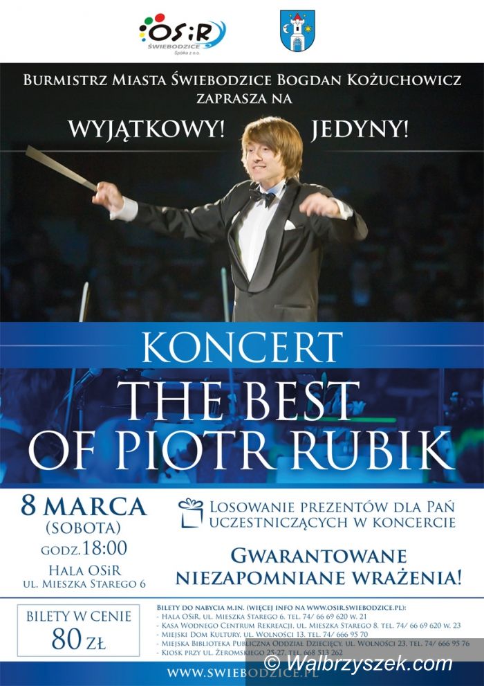 Świebodzice: The best of Piotr Rubik – koncert w Świebodzicach.