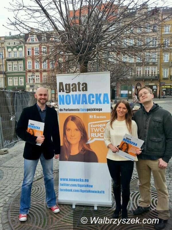 Wałbrzych: Agata Nowacka szukała poparcia w Wałbrzychu