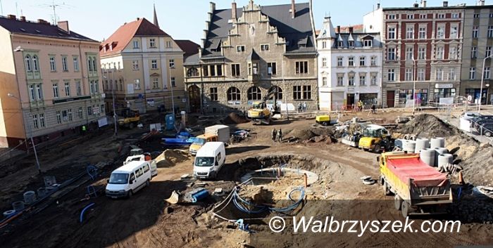 Wałbrzych: Plac Magistracki się zmienia