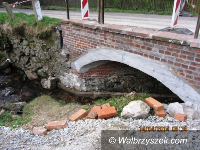 REGION, Glinno: Powiat wałbrzyski remontuje most w Glinnie